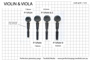 Violin peg dimensions    